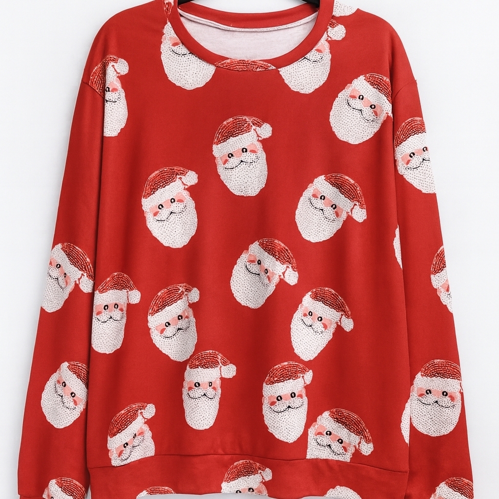 Red Santa Claus Sweater